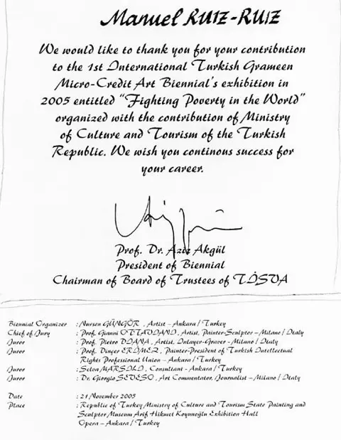 Exposición en Turquía, 2005