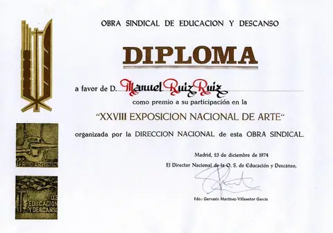 Títulos, diplomas y certificados